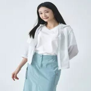 컬러립 스판 후드 숏 점퍼 LSJPO452_BL