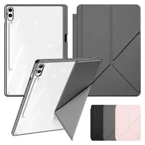 [태블리스]갤럭시탭S10 Lite S10 S9 FE 11 S펜수납 분리형 세로거치 투명 케이스 CN-20
