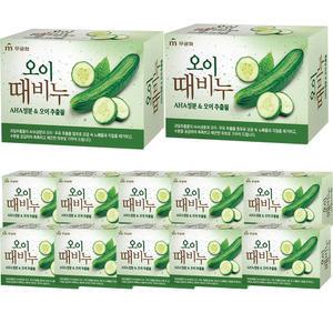 무궁화 오이때비누 90g 12개 /각질케어 목욕 때비누