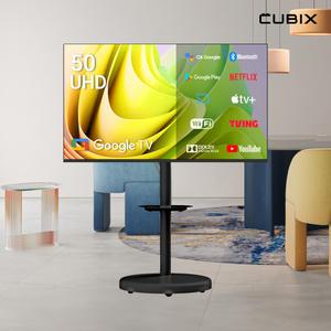 무빙큐빅스 삼탠바이미 50인치 4K UHD TV 블랙에디션 구글 스마트티비 스탠바이미 중소바이미 삼텐바이미
