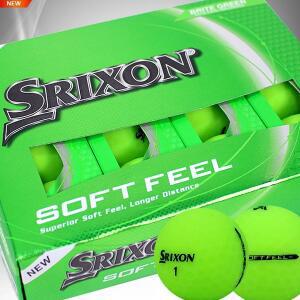 [던롭][스릭슨]SRIXON 소프트필 14 무광골프볼(2피스)(12알)(그린)
