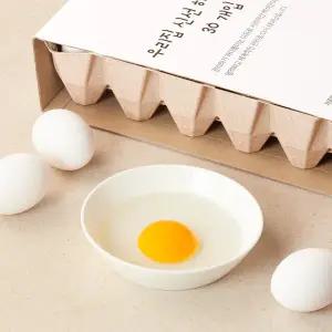 우리집 신선 하얀계란 30구 (대란, 1560g)