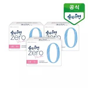 깨끗한나라 생리대 순수한면 제로 소형 18P 3개