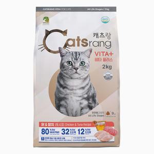 캐츠랑 비타플러스 전연령 고양이사료 2kg