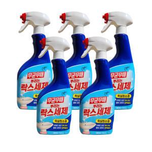 피죤 무균무때 뿌리는 락스세제 750ml 5개 물때 곰팡이 제거