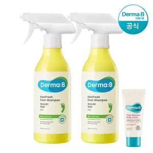 [공식] 더마비 데오프레쉬 풋 샴푸_쿨라임 400ml ×2개 +튜브견본(랜덤)