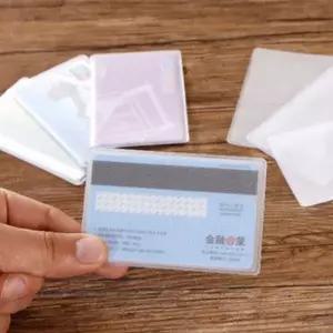 [하프클럽/]카드 반투명카드지갑 명찰 커버 이름표 PVC