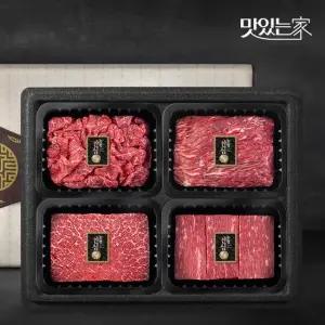 [농협안심한우] 1등급 한우 선물세트 1.2kg 불고기 국거리 산적 장조림)