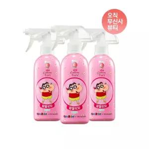 ONTHEBODY [짱구에디션] 발을씻자 코튼풋 풋샴푸 짱구 복숭아 385ML 3개 (교차선택 가능) 181863Moony