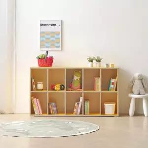 도담 E0키즈 주니어 1200 2단 낮은 교구장 수납책장 DO5110R (착불)