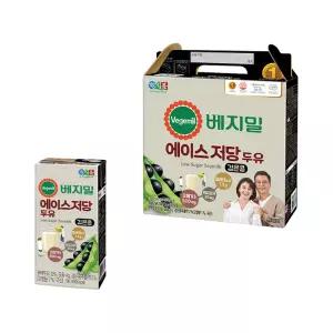 베지밀 에이스 저당 두유 190ml x 16팩