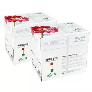 [하이브라이트] A4용지 80g 2박스 5000매 복사용지 98668