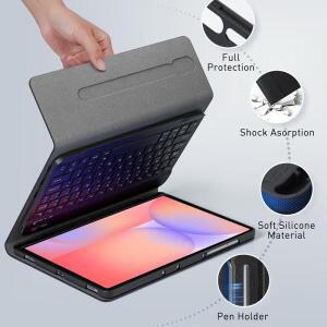 삼성 갤럭시 탭 S10 라이트 5G 10.9인치용 케이스, SM-X400/X406B용 블루투스 키보드 커버