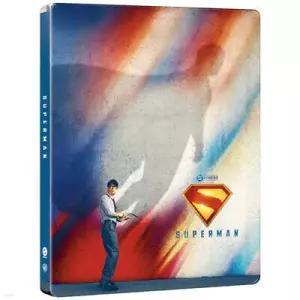 [Blu-ray] 슈퍼맨 (2Disc, 4K UHD+ BD 스틸북 한정판 '섀도우') : 블루레이 (슈퍼맨 DVD/BD )