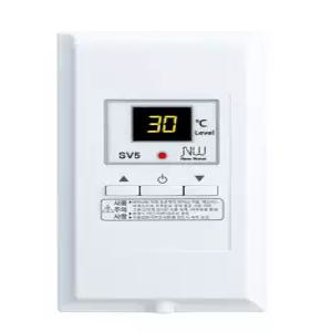 써브텍 SV5 매립형 온도조절기 4kw 필름난방 디지털 전기난방 조절기