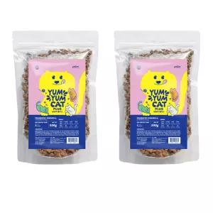 냠냠캣 플러스 500g X 2개 고양이 사료 샘플