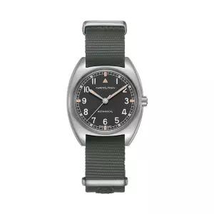 해밀턴 H76419931 카키 파일럿 파이오니어 남성 나토밴드 메커니컬 36mm