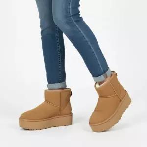 어그 UGG 클래식 미니 플랫폼 여성 앵클 부츠 1134991 CHE
