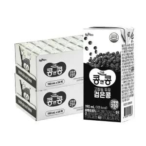 콩앤콩 고칼슘두유 검은콩두유 190ml 48팩