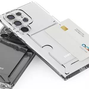 갤럭시S26 울트라 플러스 J2L 굿밸류 TPU 슬라이드 카드 케이스 2장수납 S25 FE 엣지 S24 S23 S22 S21 노트20 A16 A15 A36 A35 A34 퀀텀5 4 A26 A24