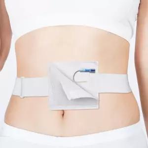 영양 튜브 복막 투석 G 벨트 홀더 편안하고 은폐된 위루 복부 패드 벨트가 있는 J 커버