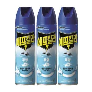에프킬라 모기퇴치제 에프킬라무향 500ml 3개