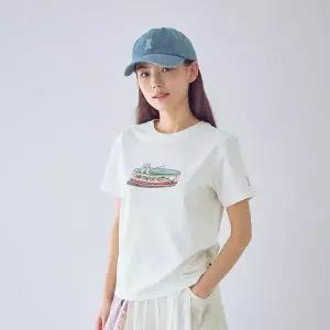 [DOD][디오디 공식]여성) 사카나 레터링 반팔 티셔츠 (OFF WHITE 2)