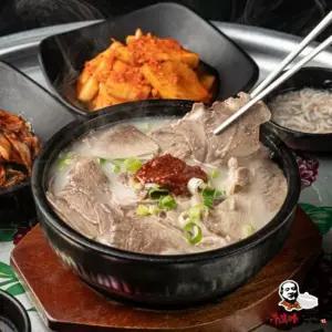 [무보까국밥] 국내산 한우사골 한돈 돼지국밥 600g x 4팩, 부산맛집