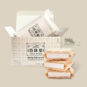 1.[냉동] 백미당 모나카 아이스크림 140mL x 6개 (우유/초코/녹차팥)