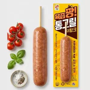 5+5 사조오양 육즙팡 통그릴후랑크 70g x 10개 핫바 소세지