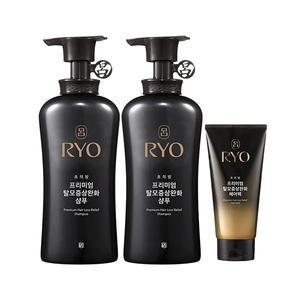 려 초의방 프리미엄 탈모증상완화 샴푸 490ml, 2개 + 프리미엄 탈모증상완화 헤어팩 300ml,1개