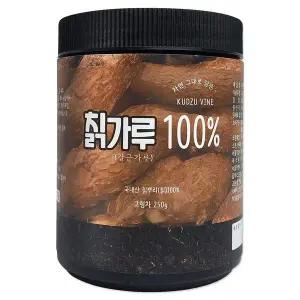 헬로우그린 O6D8O7C6 국산 칡 가루 250g(통) 갈근 뿌리 가루