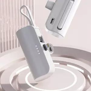휴대용 소형 스마트폰 보조 배터리 500mAh 핸드폰 충전 미니 밧데리 C타입 충전기 외출