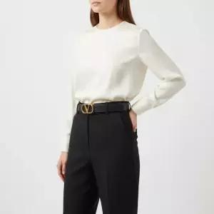 발렌티노 25FW 여성 브이로고 시그니처 벨트 7W2T0SM3 IYR 0NO 25F)