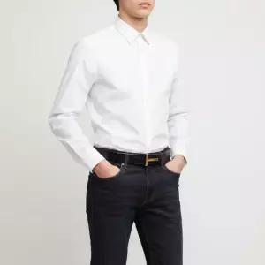 톰포드 남성 T 로고 크로커다일 벨트 TB224 ECY001G 1N001 23S)