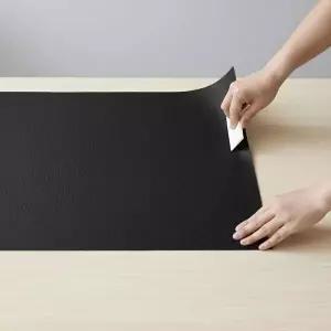 데코핏 인조 가죽 시트지 블랙 DIY 붙이는 레더
