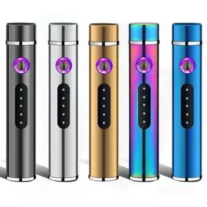 플라즈마 USB 충전식 전자 토치형 캠핑 야외 안전 점화 휴대장비