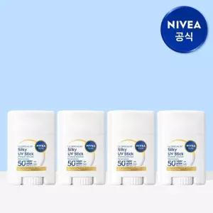 니베아 선 유브이 스페셜리스트 실키 유브이 스틱 15g 4개