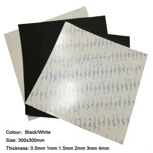 1pcs 자기 접착 실리콘 실리콘 시트 300x300x0.5/1/1.5/2/3/4mm 식품  고온 저항 실리콘 보드 매트