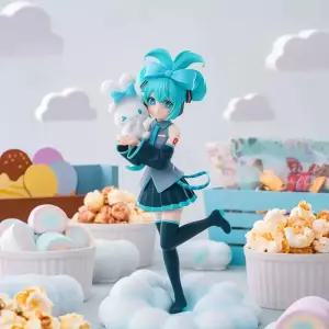 미쿠피규어 하츠네 미쿠 21CM 애니메이션 X Cinnamoroll 그림 기기 소장 귀여운