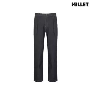[롯데백화점]MILLET 남성 편안한 이밴드 데님 바지 ML 데님라이크 원턱 팬츠_MLVUP286