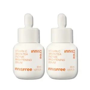 이니스프리 비타C 그린티 엔자임 잡티 토닝 세럼 30mL 2입