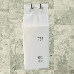 물에 잘 녹는 뽑아쓰는 3겹 천연펄프 백만봉 화장지 8팩