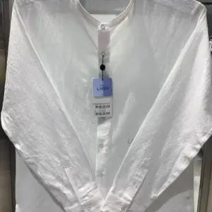 [예작]예작 23S/S 시원한 여름 린넨 긴팔셔츠 슬림핏 YJ2MYS732WH_SC