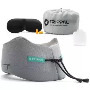 TRIPPAL TR360 고밀도 메모리폼 목베개 쿠션 여행용 기내용 비행기 에어목베개 휴대용 고급형 추천