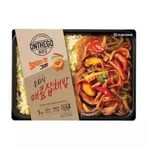 장보기아워홈 온더고 중화식 매콤잡채밥 295g, 1개