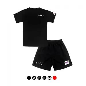 MILIBRO [SET] 쿨링 반팔티 1P + 반바지 ROKA ROKAF ROKN ROKMC