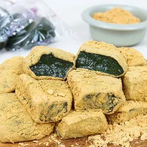 쑥향가득 해풍 쑥떡 쑥 인절미 콩고물포함 개별포장 아침식사대용 1개 2kg 선물세트 설날 가족 명절 부모님