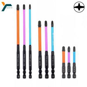 3Pcs 특수 십자 드라이버 비트 FPH1 마그네틱 너트 65 110 150mm 소켓 스위치 전기 수리 도구