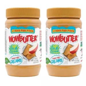 와우버터 내추럴 땅콩 프리 크리미한 1.1파운드 병 1캔 (2팩)